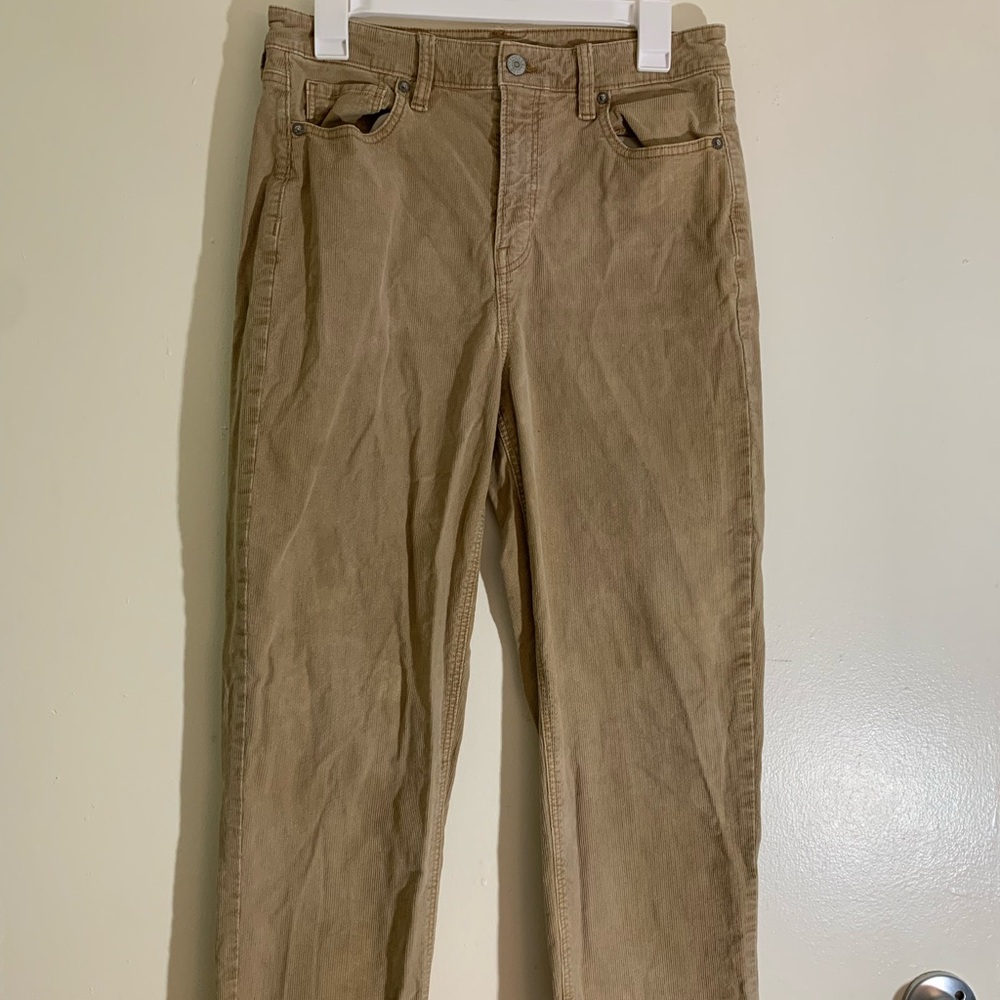 American Eagle Women’s Corduroy Tan Pants Size 10